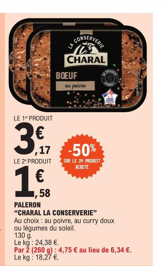 paleron "charal la conserverie"