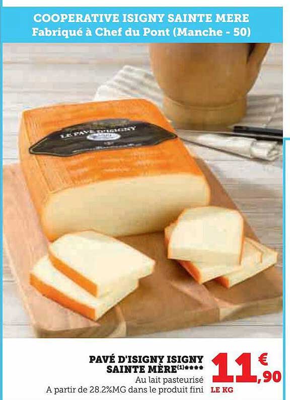 pavé d'isigny isigny sainte mère