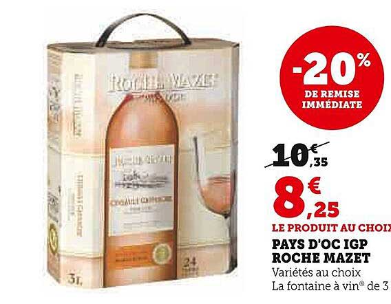 pays d'oc igp roche mazet