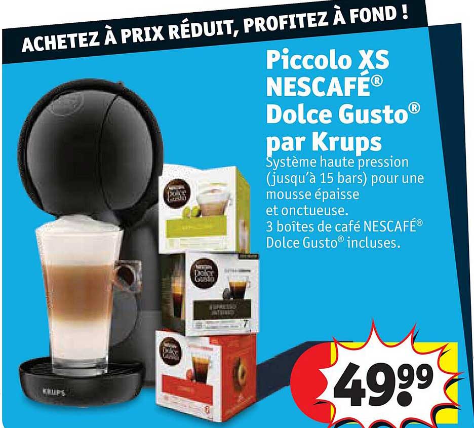 piccolo xs nescafé dolce gusto par krups
