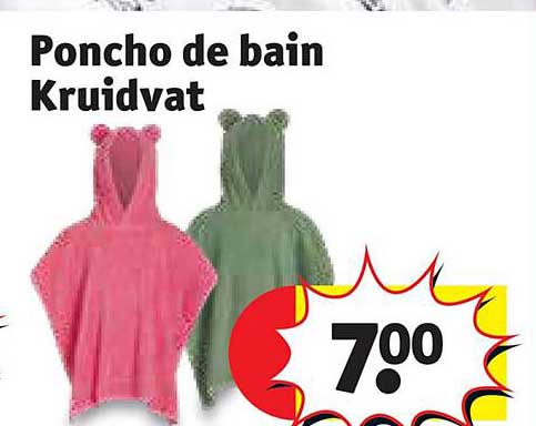Poncho De Bain Kruidvat