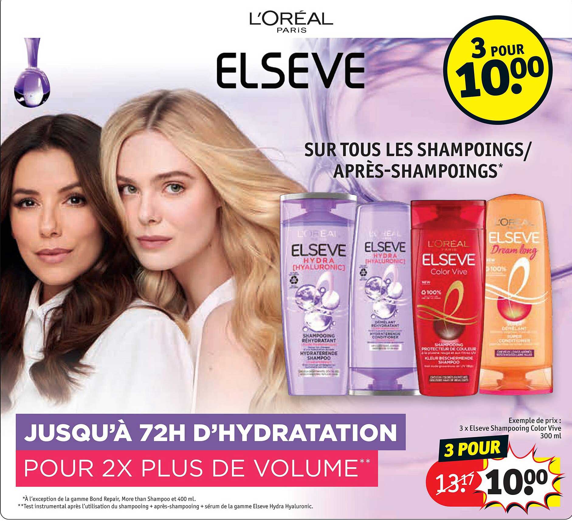 shampoings -après-shampoings l'oréal paris elsève