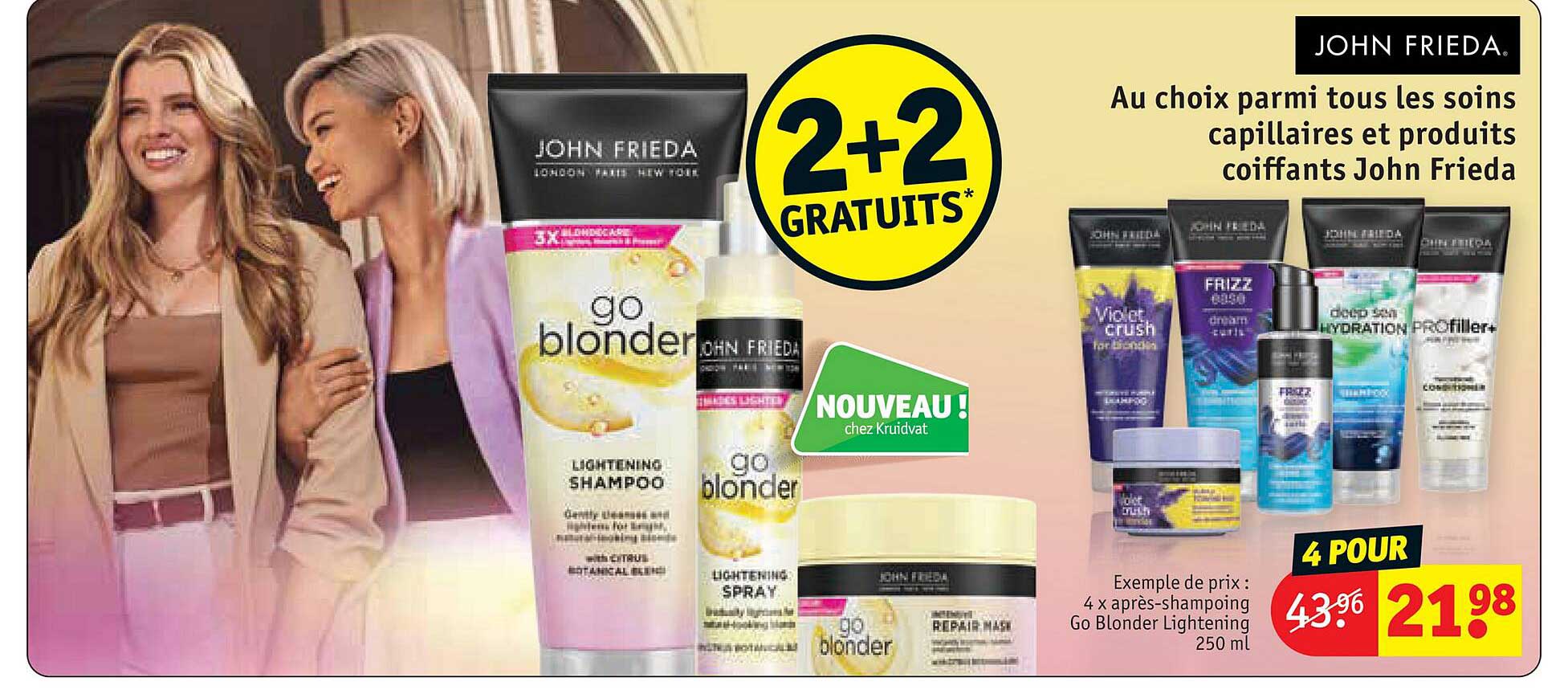 soins capillaires et produits coiffants john frieda
