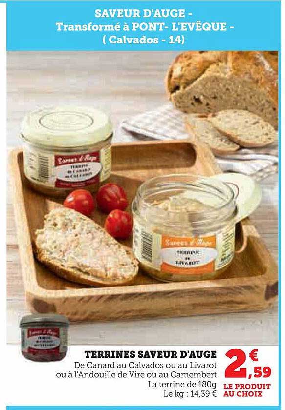 terrines saveur d'auge