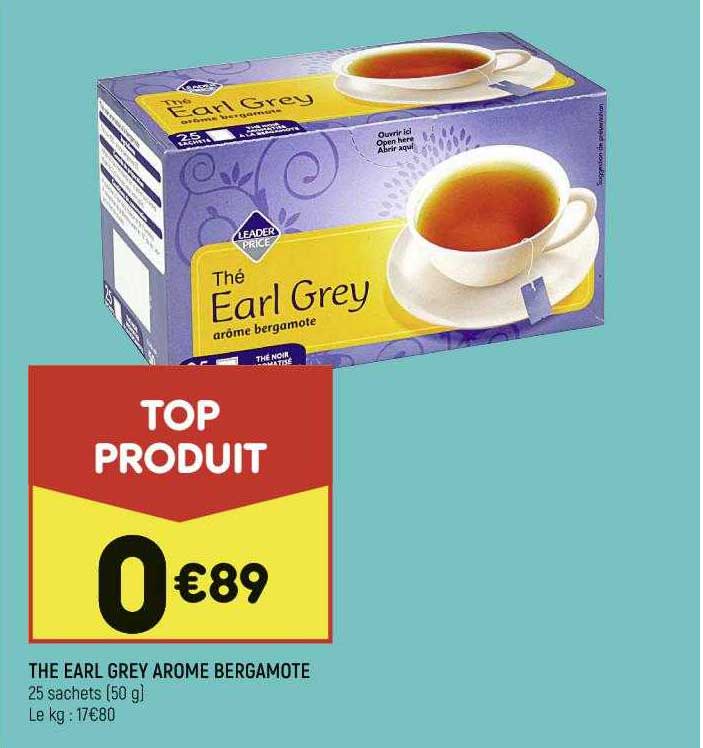 the earl grey arôme bergamote