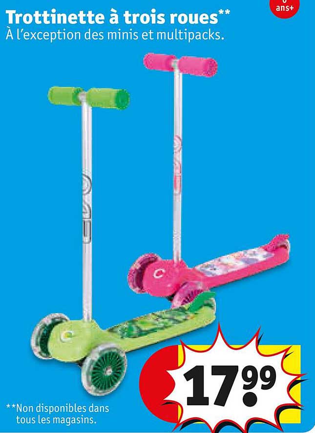 trottinette à trois roues