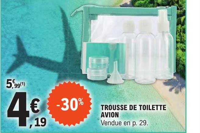Trousse De Toilette Avion