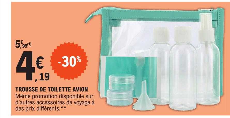 Trousse De Toilette Avion