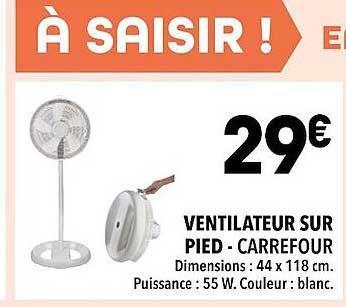 Ventilateur Sur Pied - Carrefour