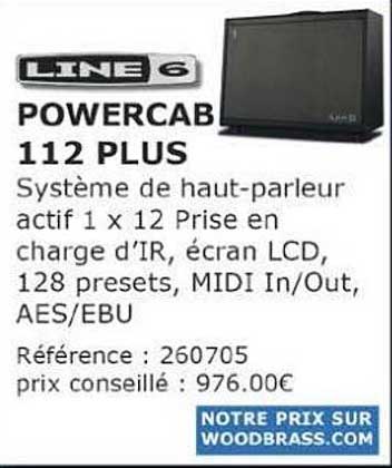 haut parleur powercab112 plus line6