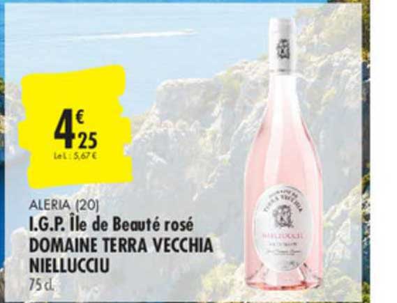 i.g.p. île de beauté rosé domaine terra vecchia niellucciu