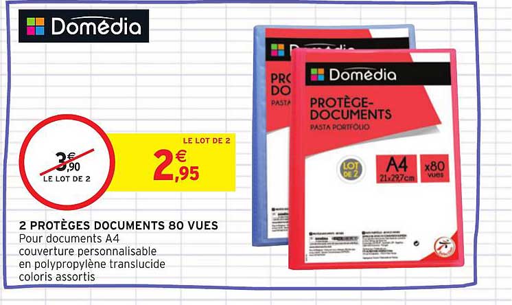 2 protèges documents 80 vues domédia