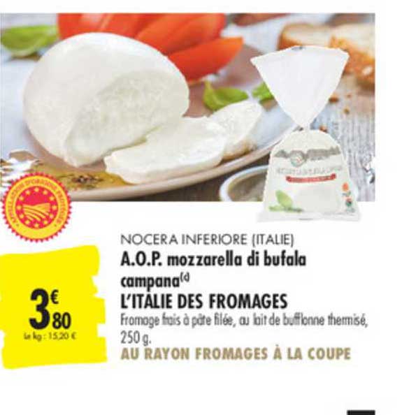 a.o.p. mozzarella di bufla campana l'italie des fromages