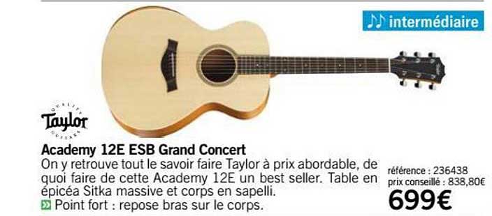 academy 12e esb grand concert taylor