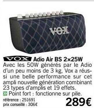 adio air bs 2x25w vox