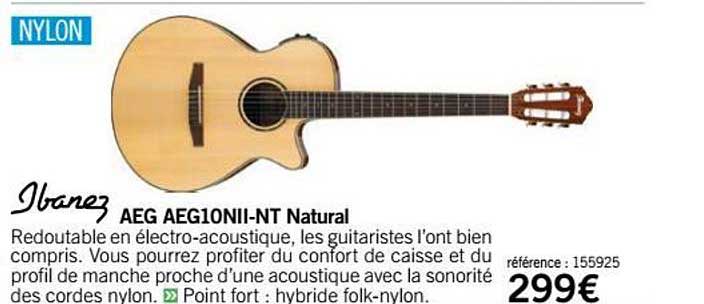 aeg aeg10noo nt natural ibanez