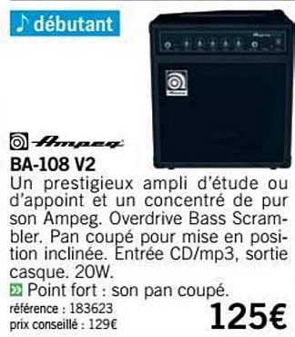 ampli ba 108 v2 ampeg