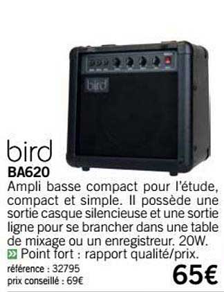 ampli ba620 bird