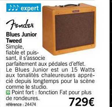 ampli blues junior tweed fender