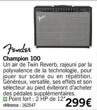 ampli champion 100 fender