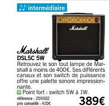 ampli dsl5c 5w marshall
