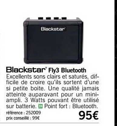 ampli fly3 bluetooth blackstar