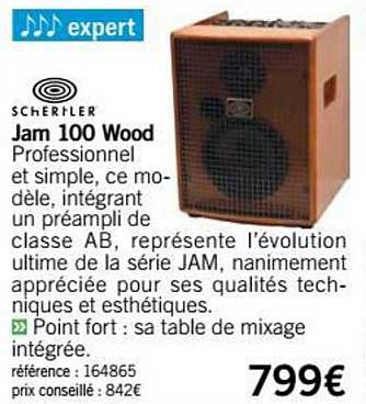 Ampli Jam 100 Wood Schertler