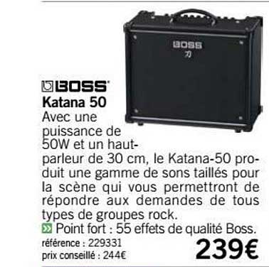 ampli katana 50 boss
