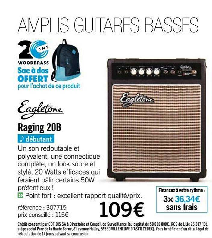 ampli raging 20b eagletone