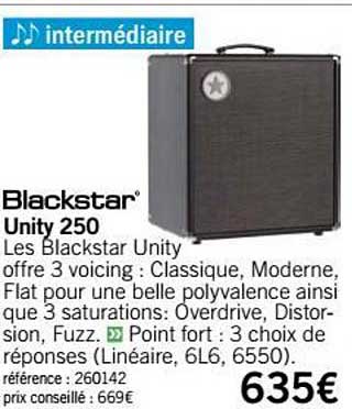 ampli unity 250 blackstar