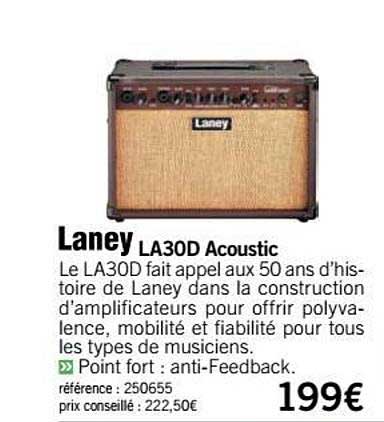 Amplificateur La30d Acoustic Laney