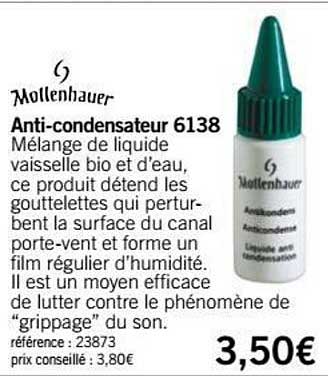 Anti Condesateur 6138 Mollehauer