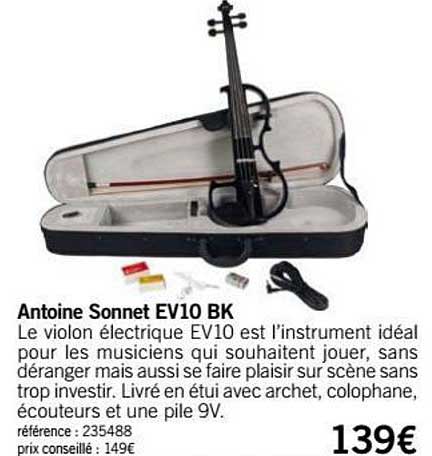 antoine sonnet ev10 bk