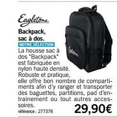 backpack sac à dos eagletone