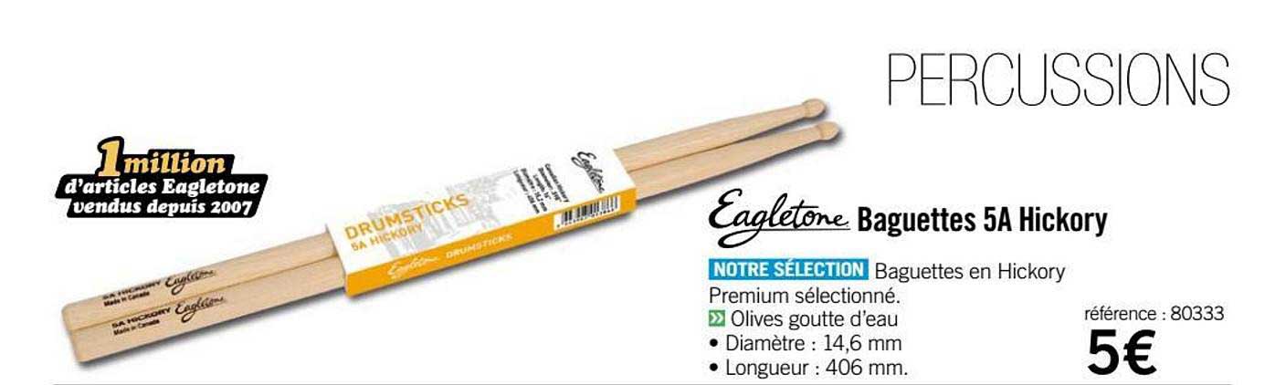 baguettes 5a hickory eagletone