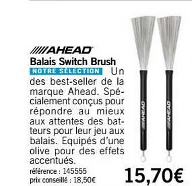 balais switch brush ahead