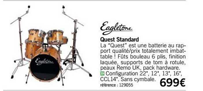 batterie quest standard eagletone