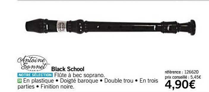 black school antoine sonnet