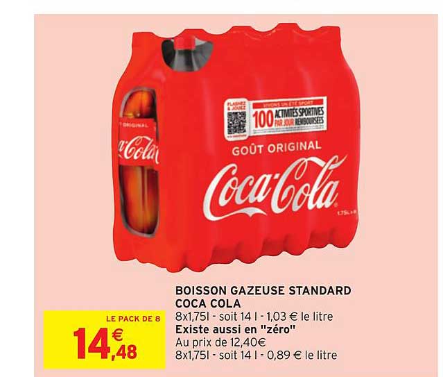 Boisson Gazeuse Standard Coca Cola