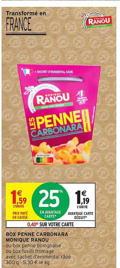 box penne carbonara monique ranou
