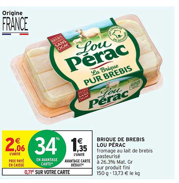 brique de brebis lou pérac
