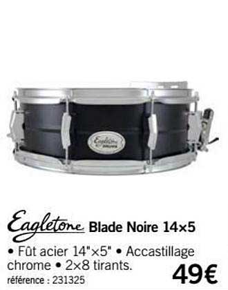 caisse blade noire 14 5 eagletone