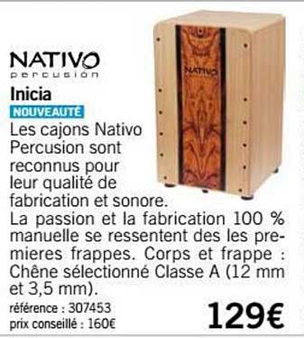 cajon inicia nativo percusion
