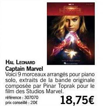 captain marvel hal leonard