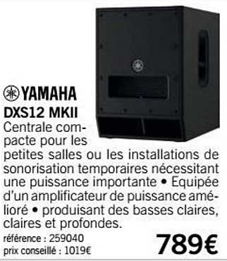 centrale dxs12 mkii yamaha