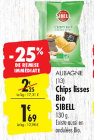 Chips Lisses Bio Sibell -25% De Remise Immédiate