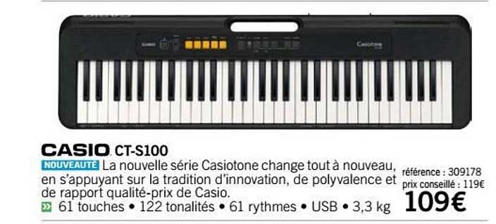 Clavier Ct S100 Casio