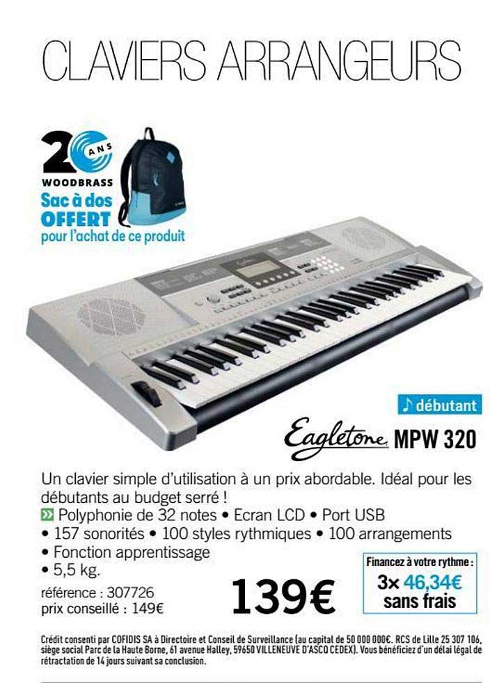 clavier mpw 320 eagletone