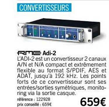 convertisseur rme adi 2