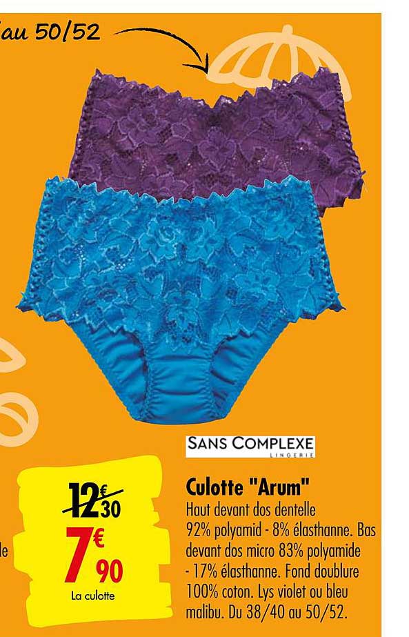 culotte arum sans complexe